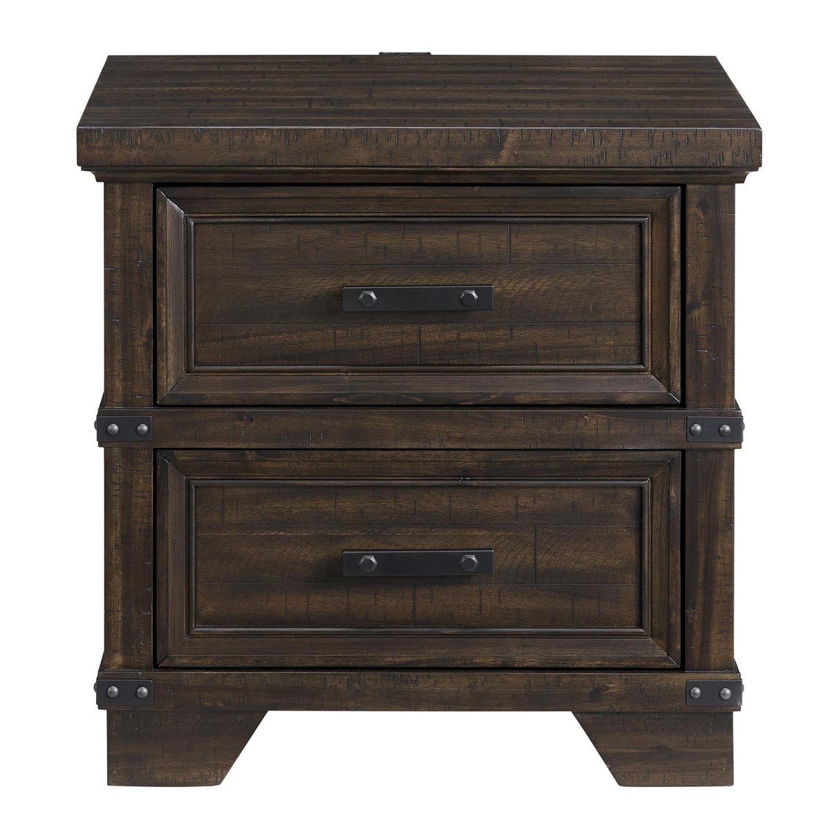Elements International Colorado City B-13010-8-NS 2-Drawer Nightstand IMAGE 2