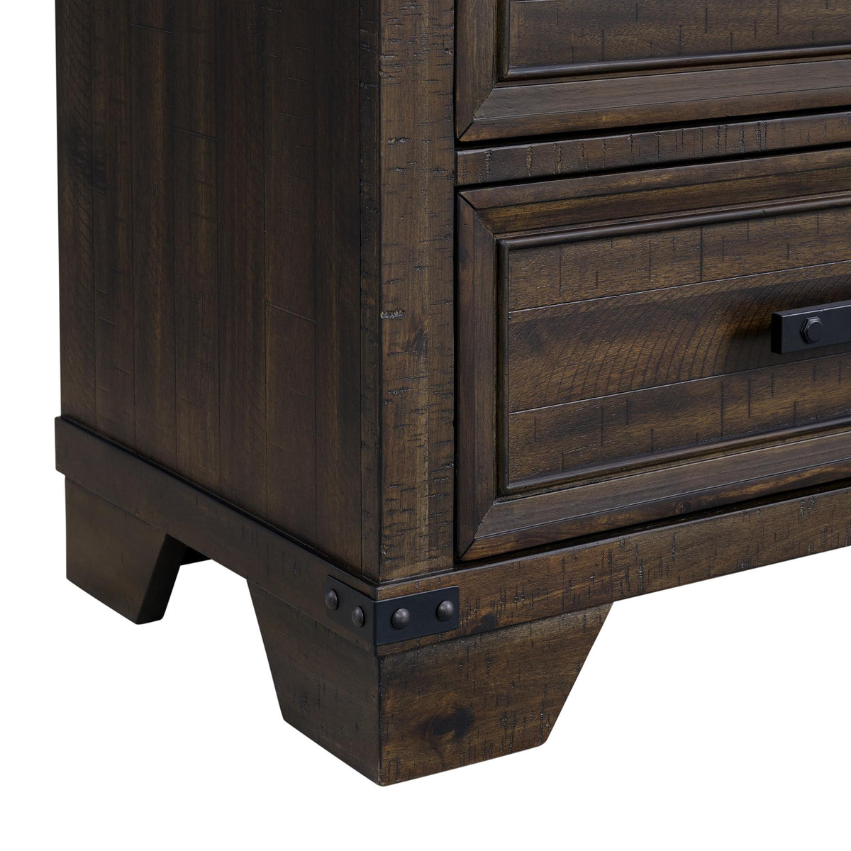 Elements International Colorado City B-13010-8-NS 2-Drawer Nightstand IMAGE 6