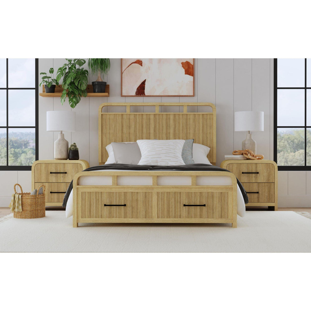 Elements International Ridgemont B-14440-6-NS2 2-Drawer Nightstand IMAGE 3