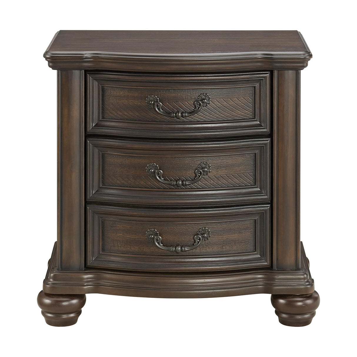Elements International Brunswick B-13070-5-NS 2-Drawer Nightstand IMAGE 2