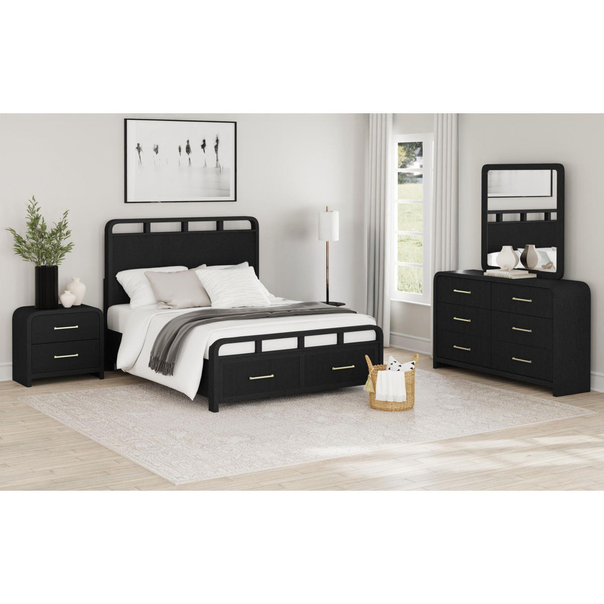 Elements International Ridgemont B-14440-8W-NS2 2-Drawer Nightstand IMAGE 7