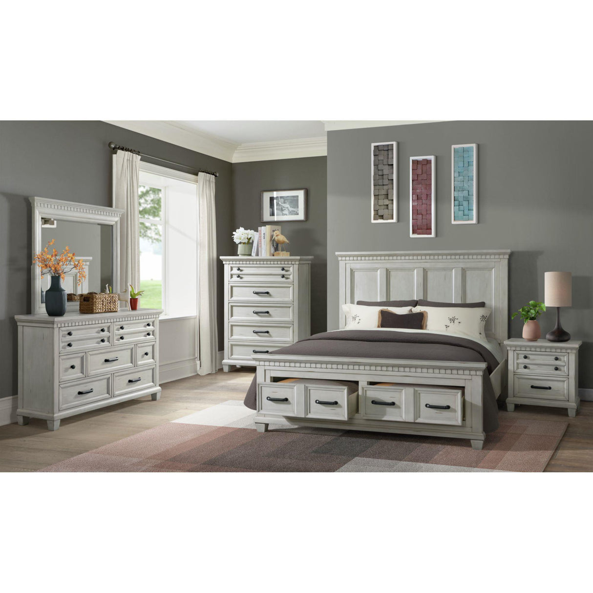 Elements International McCoy B-10530-7-CH 5-Drawer Chest IMAGE 4
