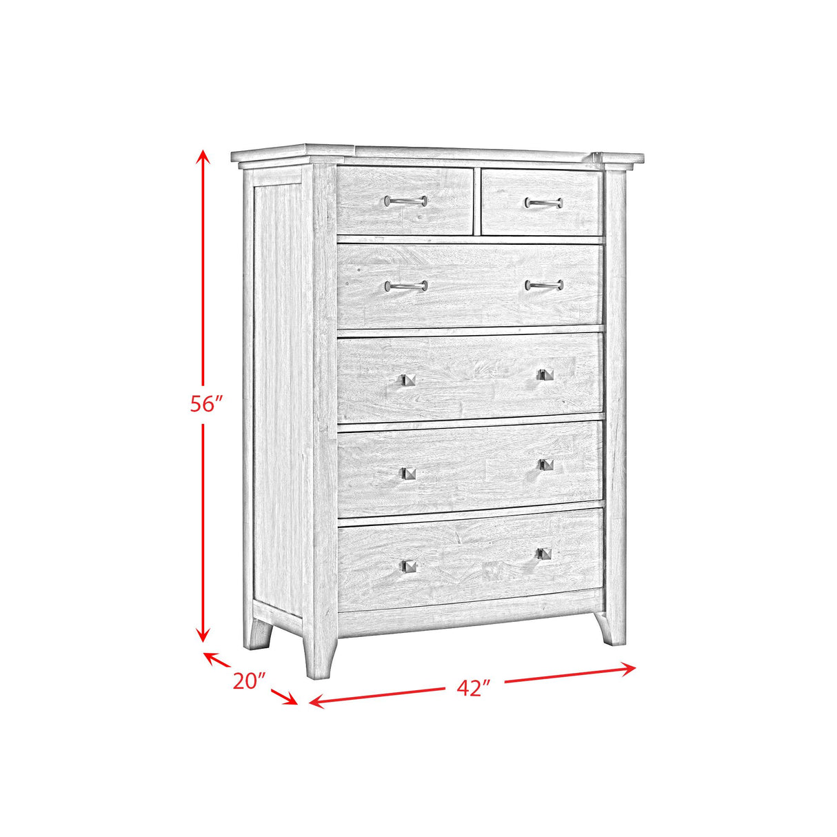 Elements International Gage B-15580-5-CH 6-Drawer Chest IMAGE 12