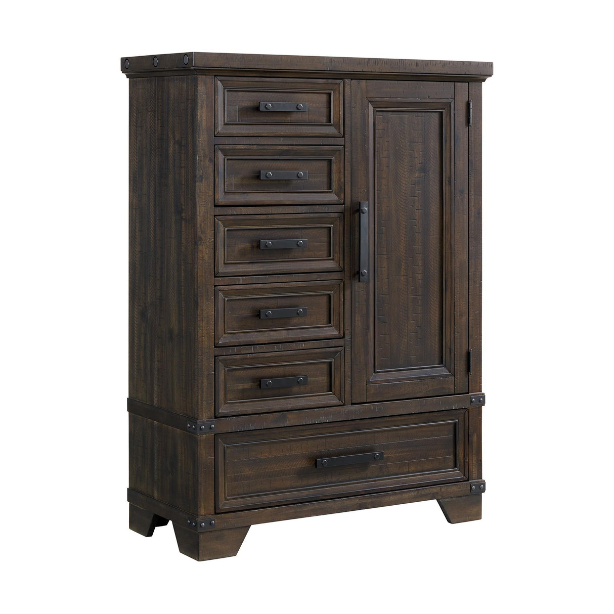 Elements International Colorado City B-13010-8-CH2 6-Drawer Door Chest IMAGE 1