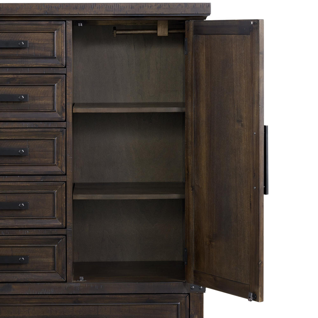 Elements International Colorado City B-13010-8-CH2 6-Drawer Door Chest IMAGE 5