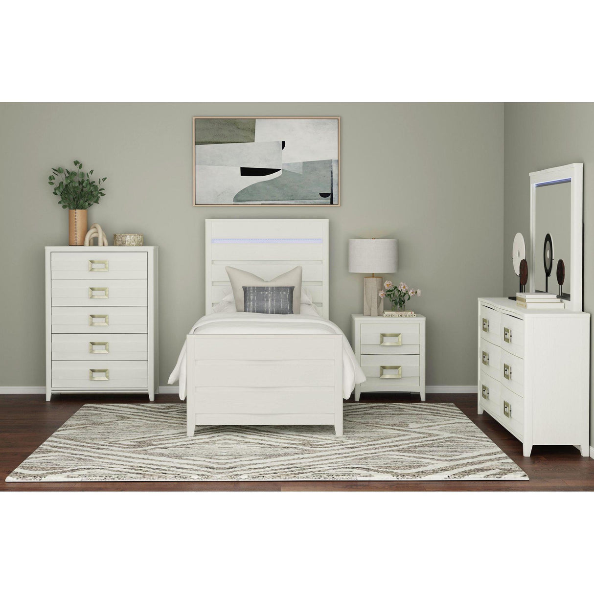 Elements International Tobias B-15990-7-DR 6-Drawer Dresser IMAGE 3