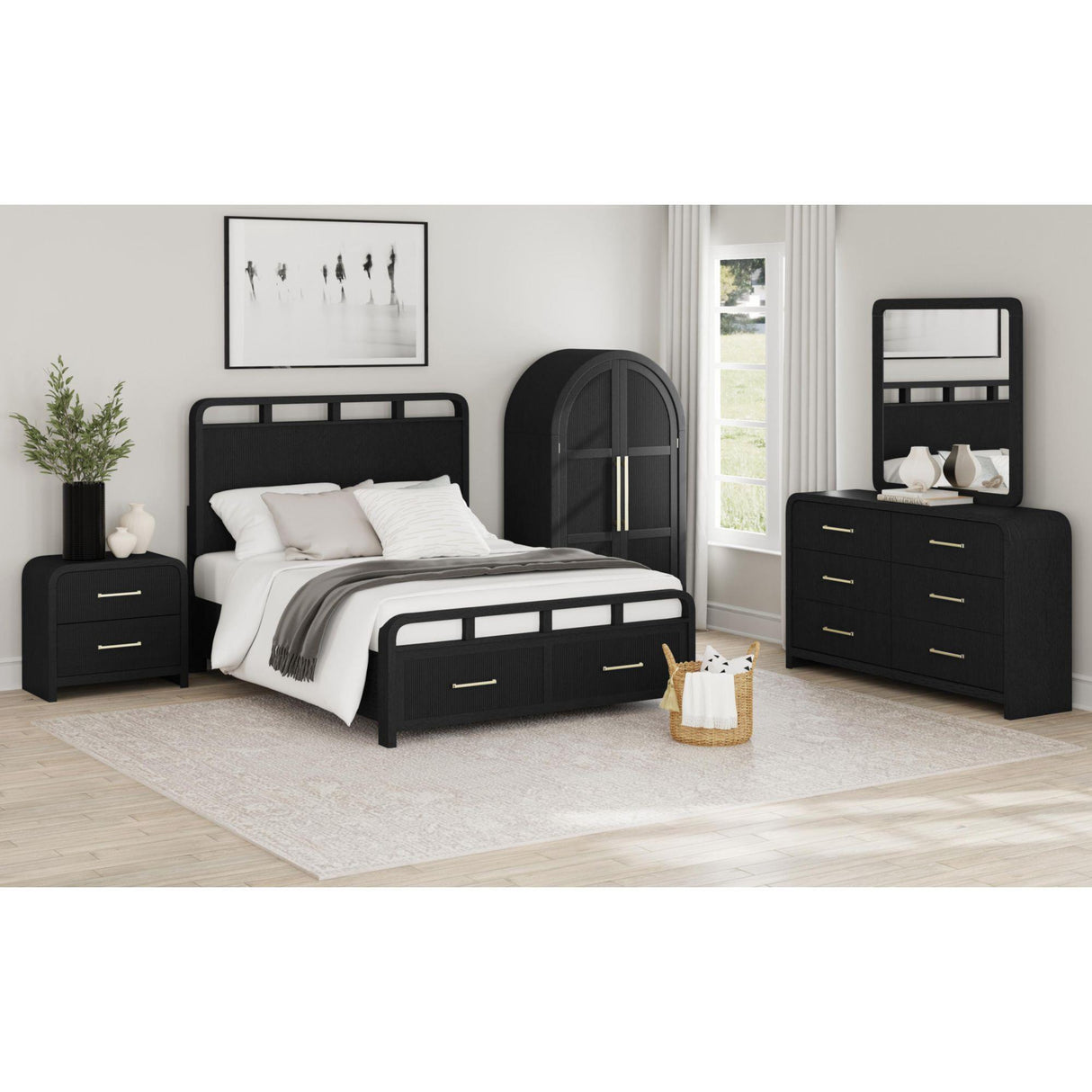 Elements International Ridgemont B-14440-8W-DR 6-Drawer Dresser IMAGE 6