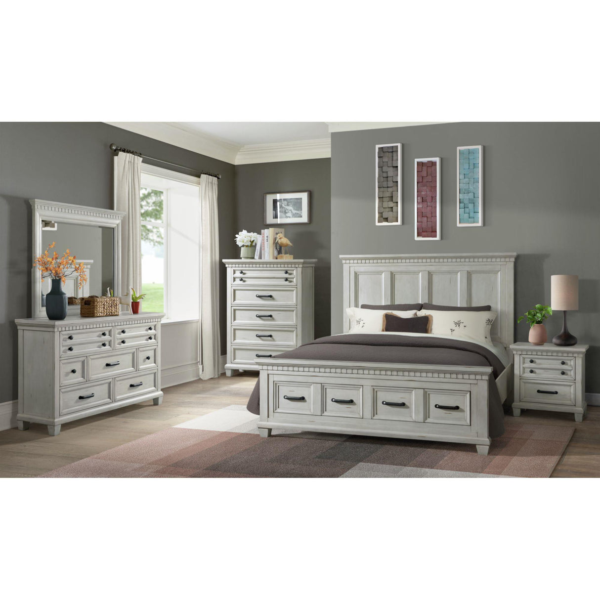 Elements International McCoy B-10530-7-DR 7-Drawer Dresser IMAGE 3