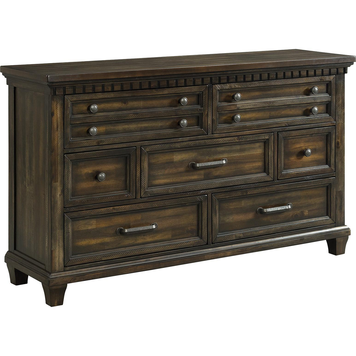 Elements International McCoy B-10530-5-DR 7-Drawer Dresser IMAGE 1