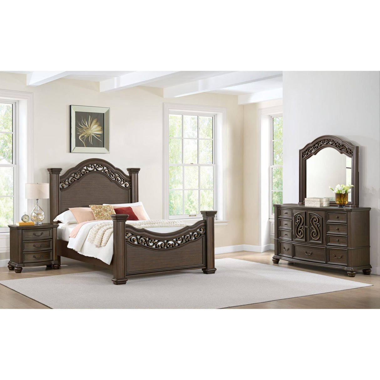 Elements International Brunswick B-13070-5-DR 7-Drawer Dresser IMAGE 6