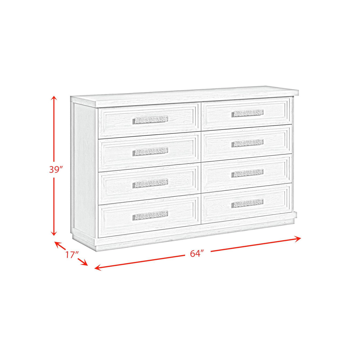 Elements International Avalanche B-11600-7-DR 8-Drawer Dresser IMAGE 9