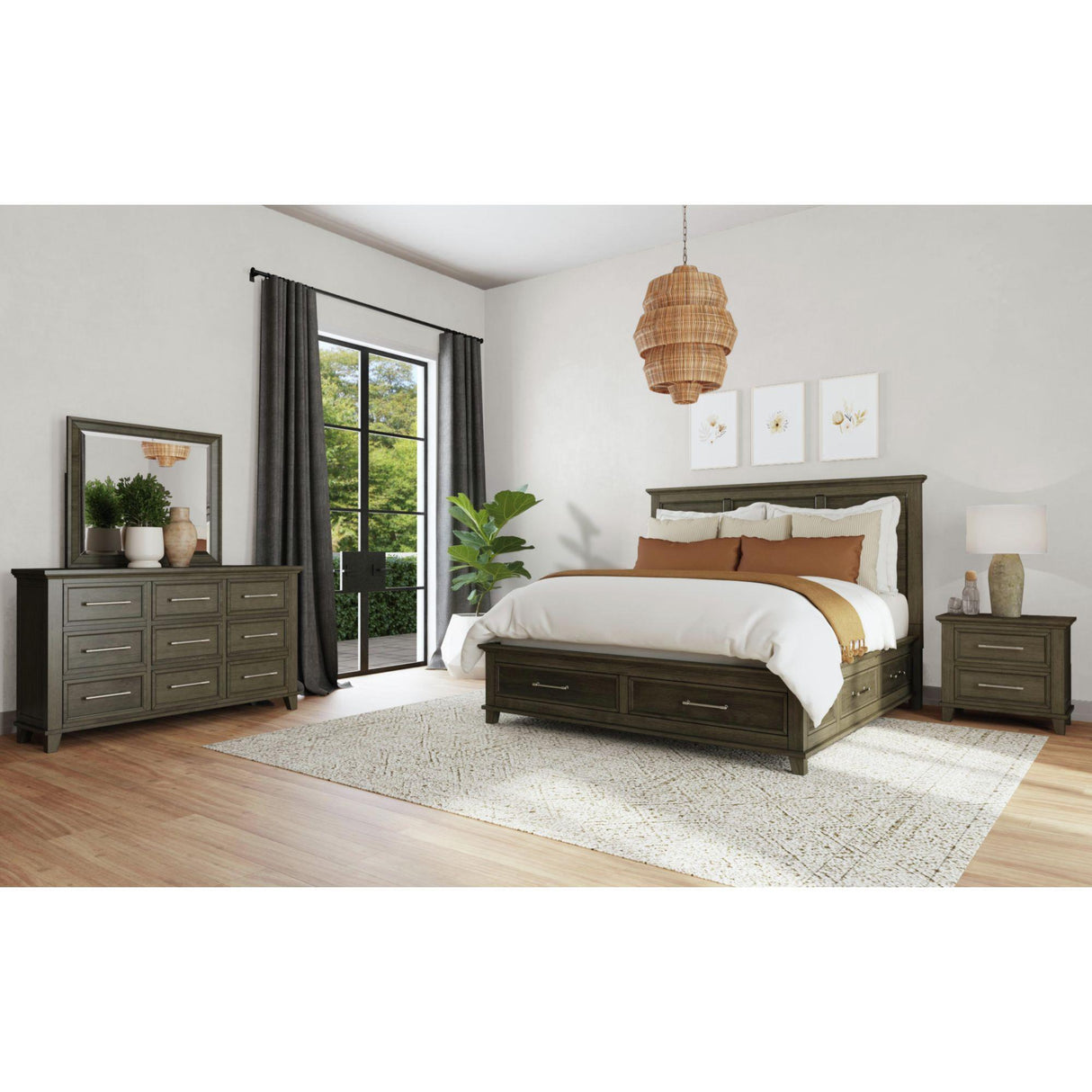 Elements International Canterbury B-13030-3-DR 9-Drawer Dresser IMAGE 4