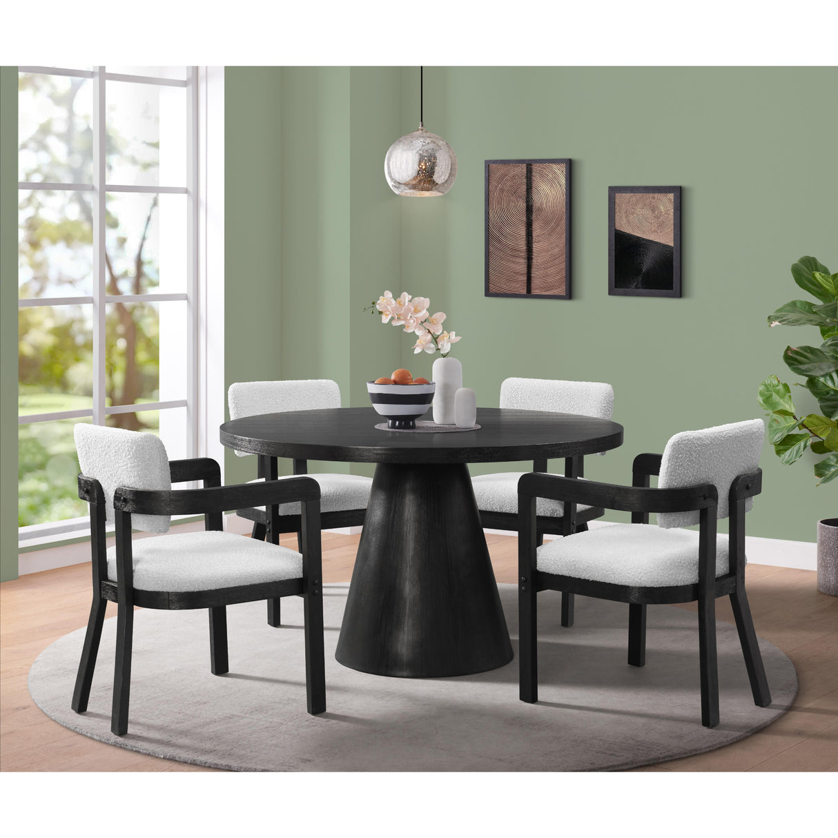 Elements International Portland D-1710-8-AC3 Arm Chair IMAGE 4