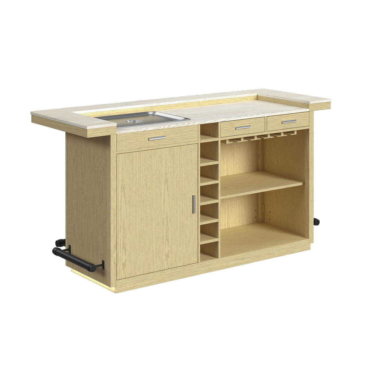 Elements International Cambrie DA-18010-6-BTC Bar Table IMAGE 1