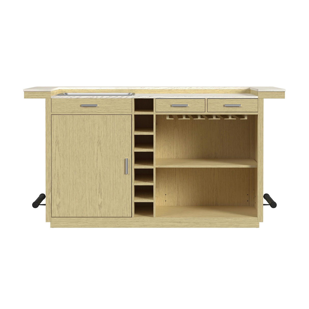 Elements International Cambrie DA-18010-6-BTC Bar Table IMAGE 2