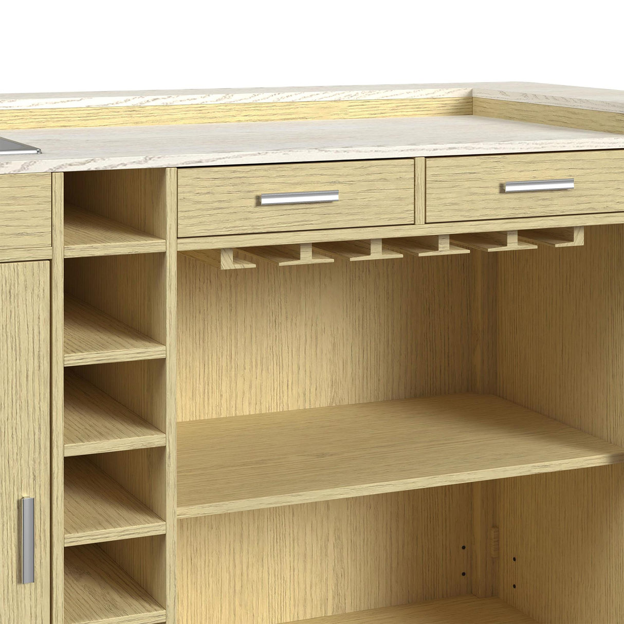 Elements International Cambrie DA-18010-6-BTC Bar Table IMAGE 8
