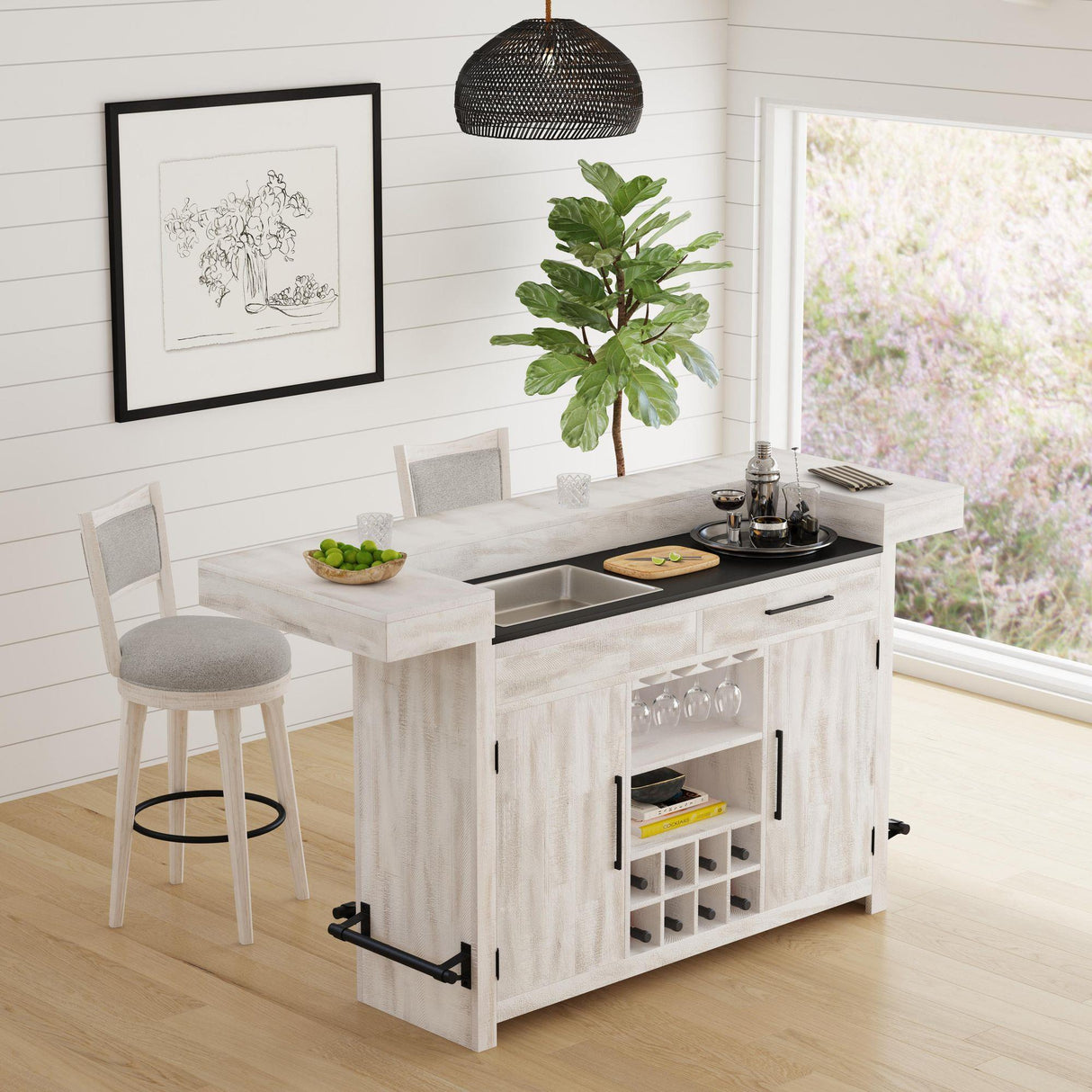 Elements International Rogen Rustic DA-12850-7-BT Bar Table IMAGE 5
