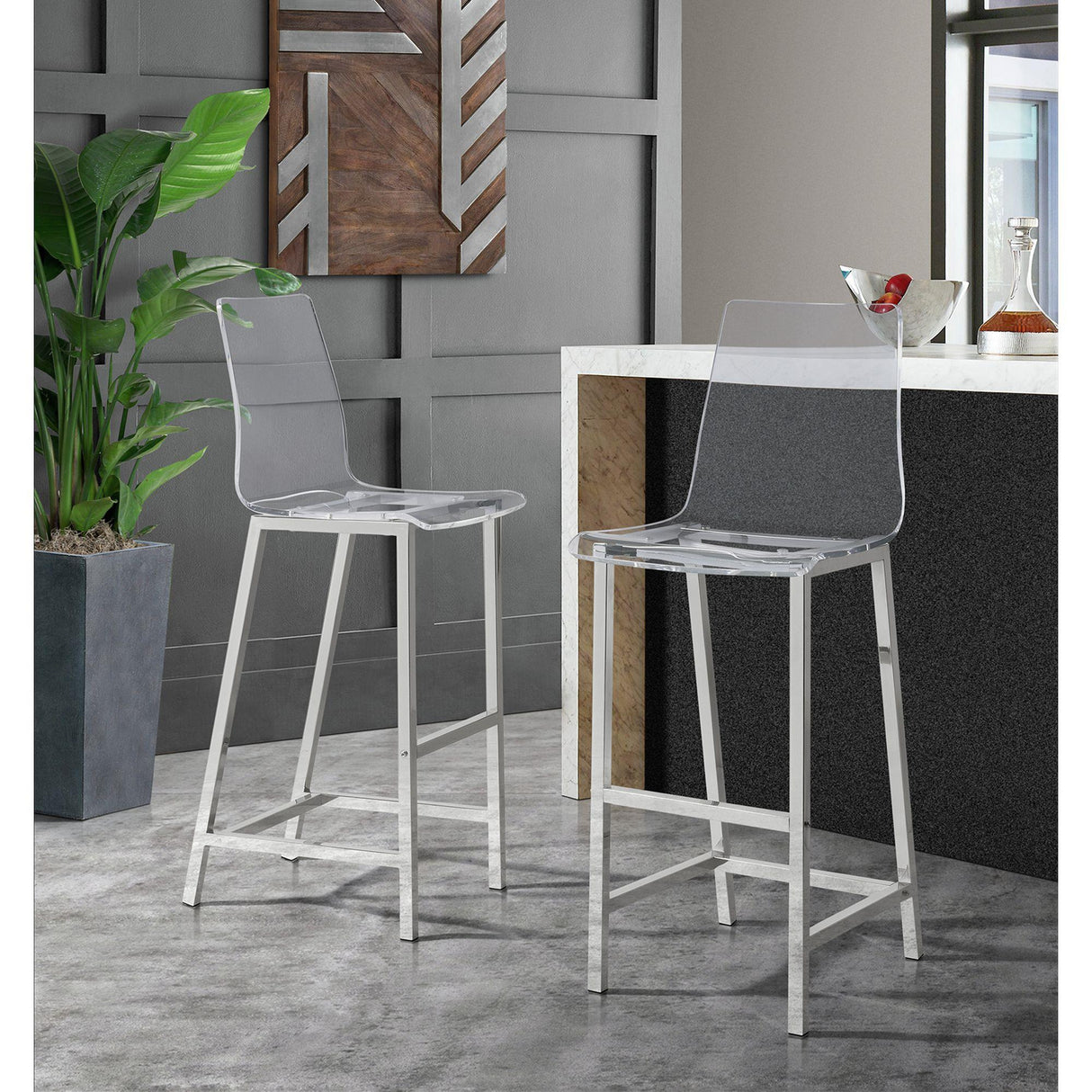 Elements International Zeus CDZS100CSC Barstool IMAGE 6