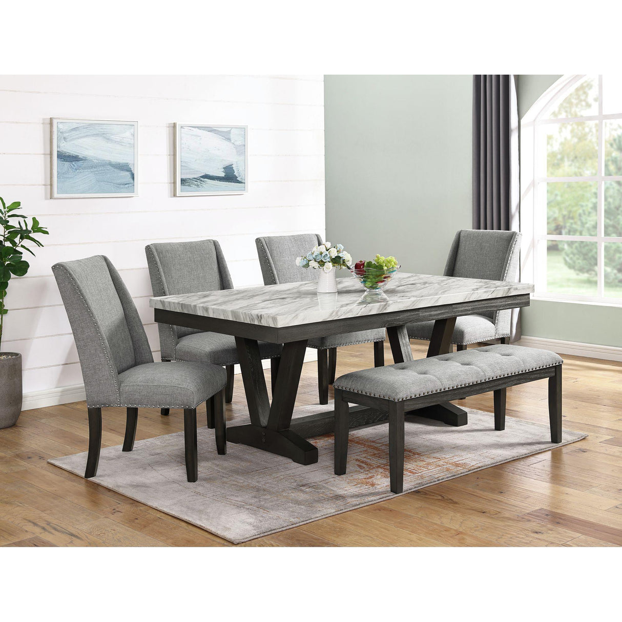 Elements International Everdeen D-4930-7-BN Bench IMAGE 3