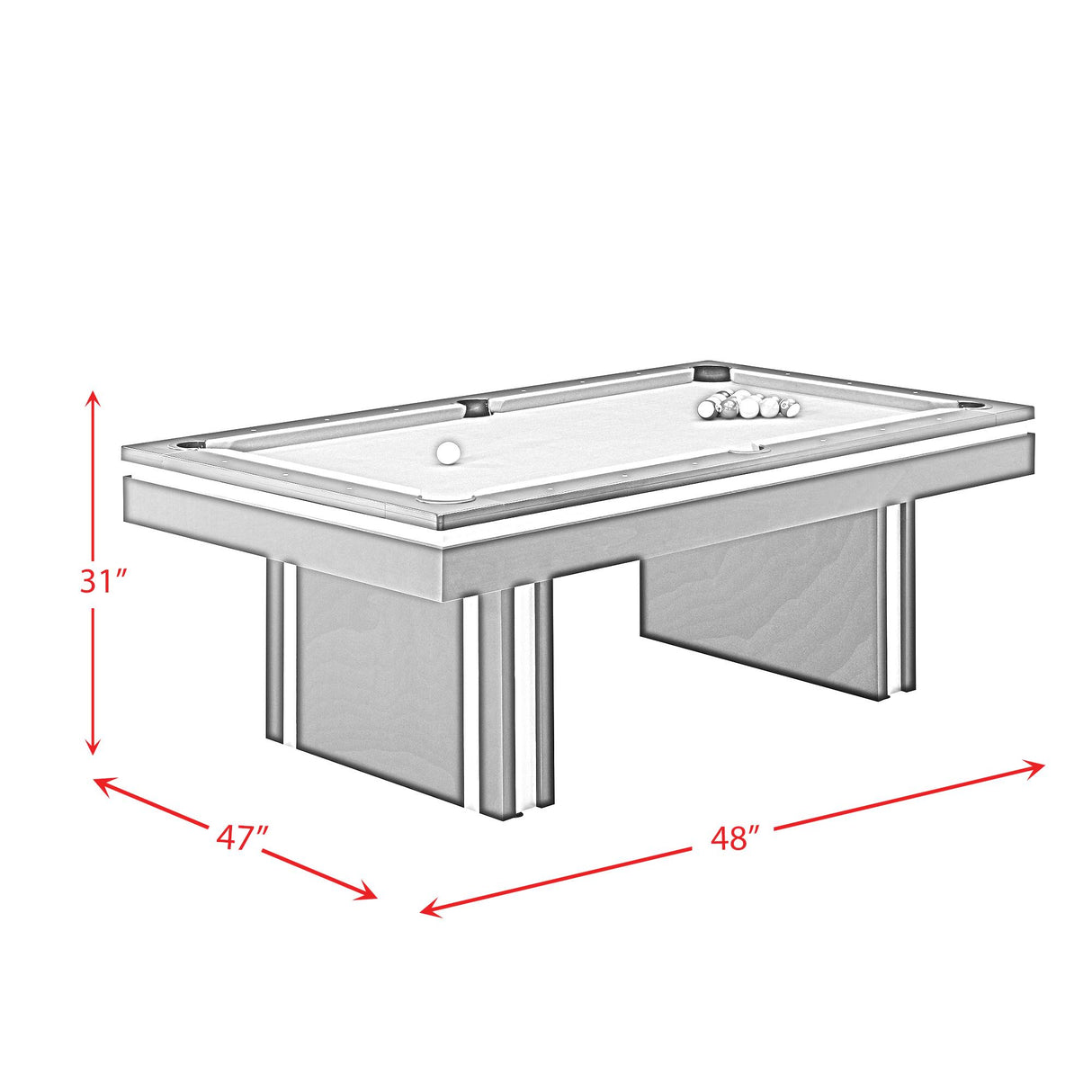 Elements International Ajax GTAJ100BT Billard Table IMAGE 12