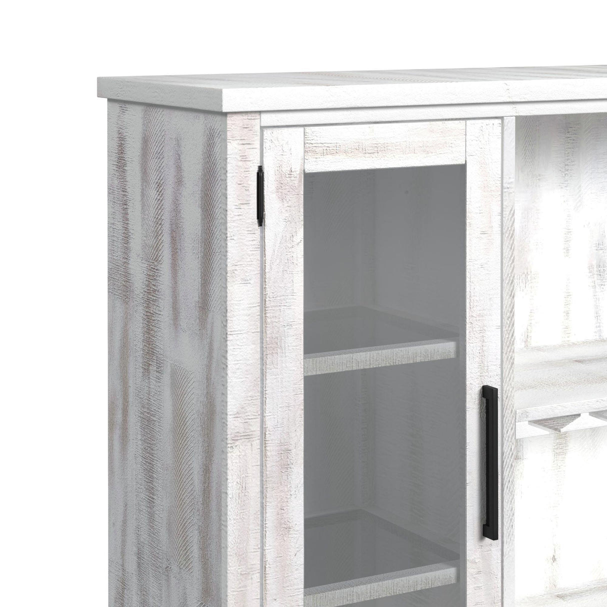 Elements International Rogen Rustic D-12850-7-BFHT Buffet & Hutch IMAGE 6