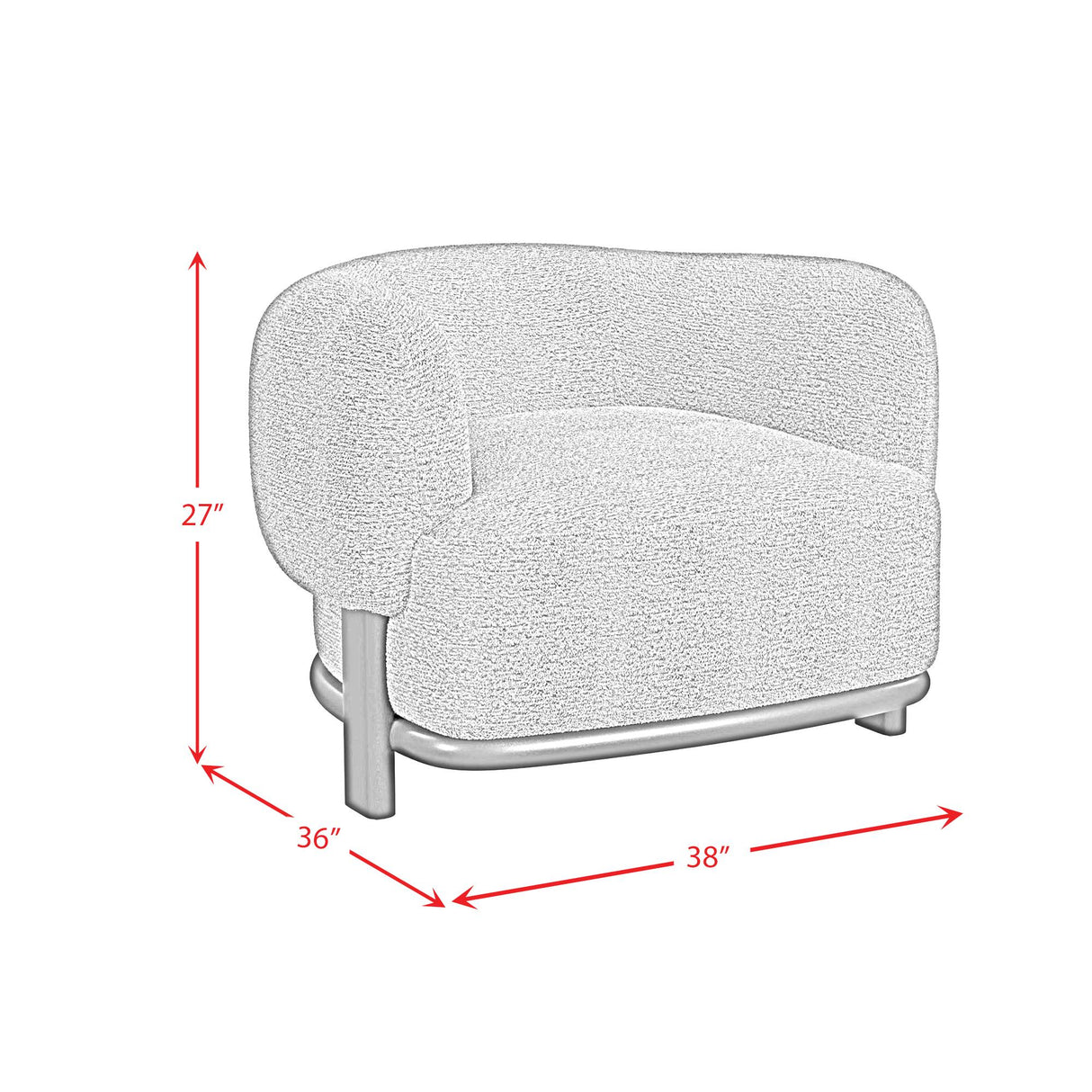Elements International Sevilla U-15190-11301-100 Chair IMAGE 8