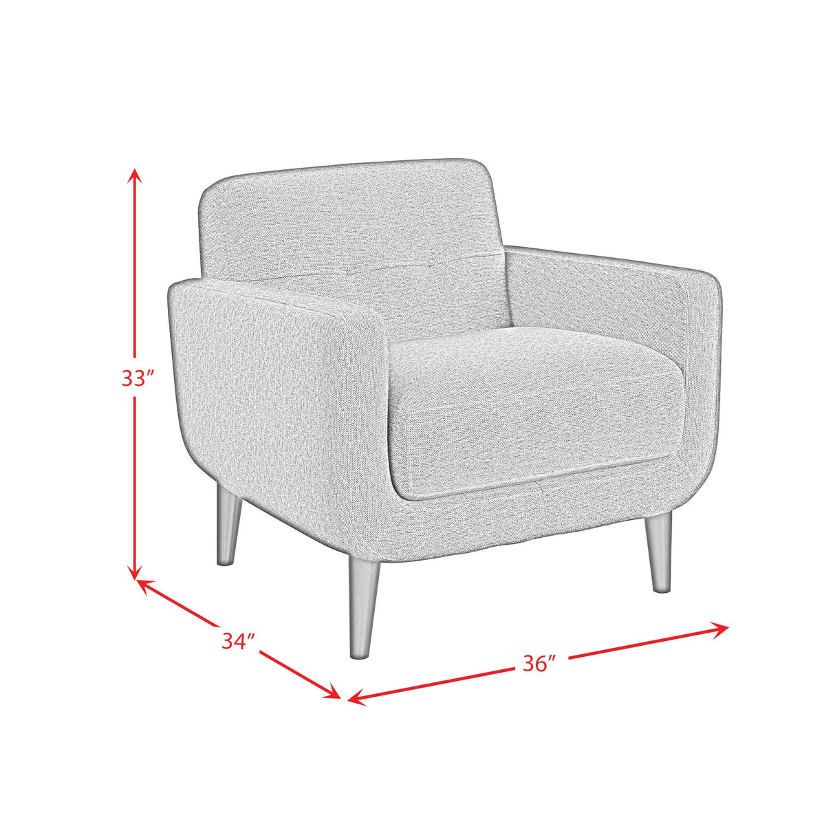 Elements International Hadley II U-9200-12040-100 Chair IMAGE 7