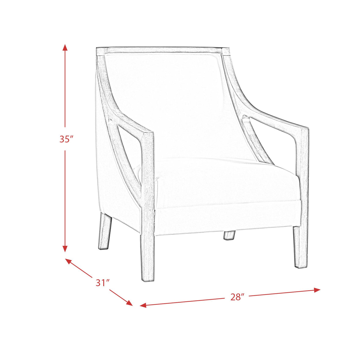 Elements International Hopkins UHK526101 Chair IMAGE 11