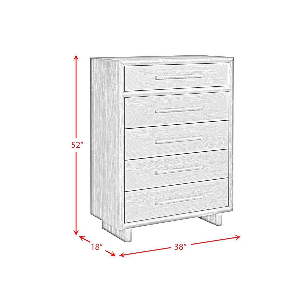 Elements International Brisbane B-16760-5-CH Chest IMAGE 9