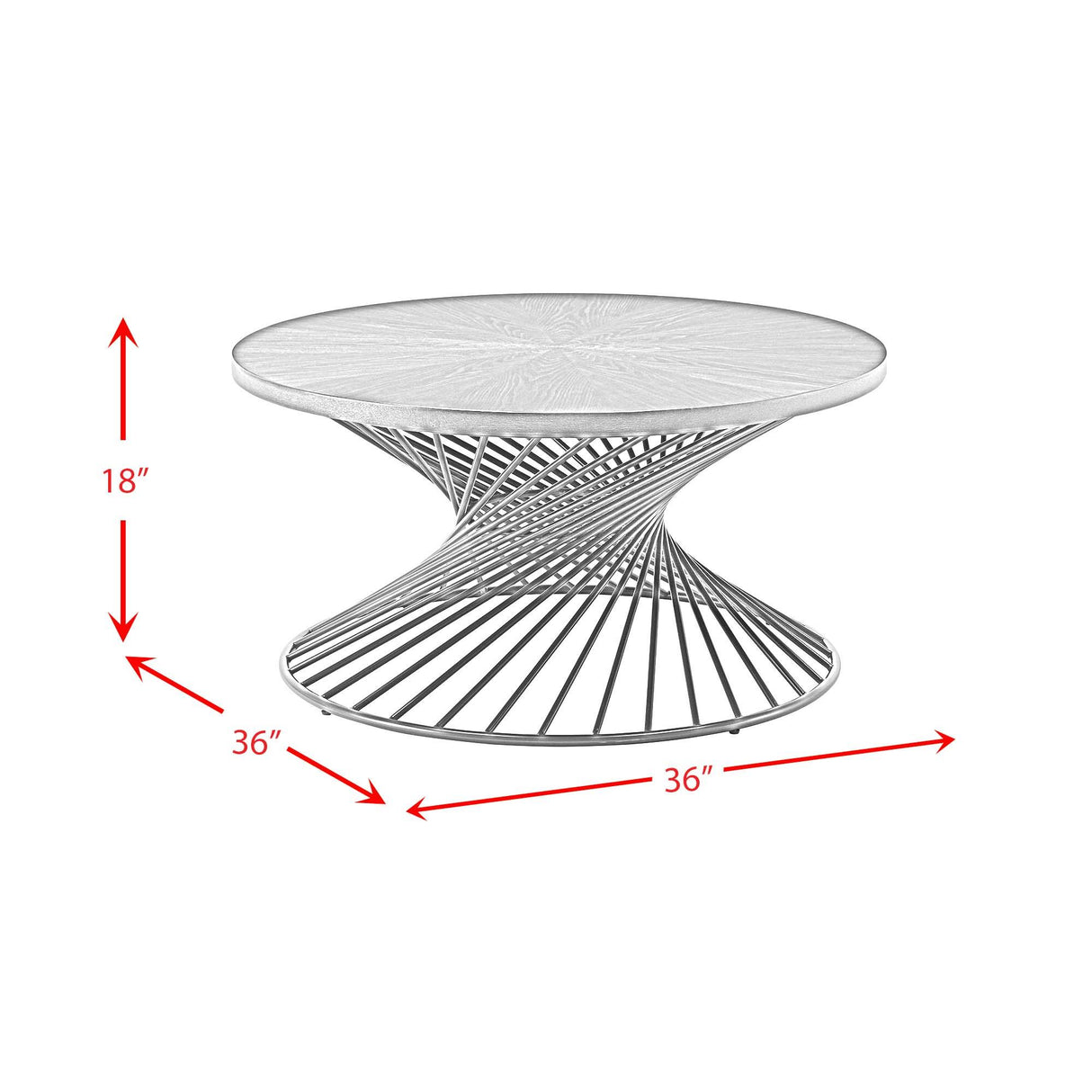 Elements International Terri CTTR800CT Coffee Table IMAGE 6