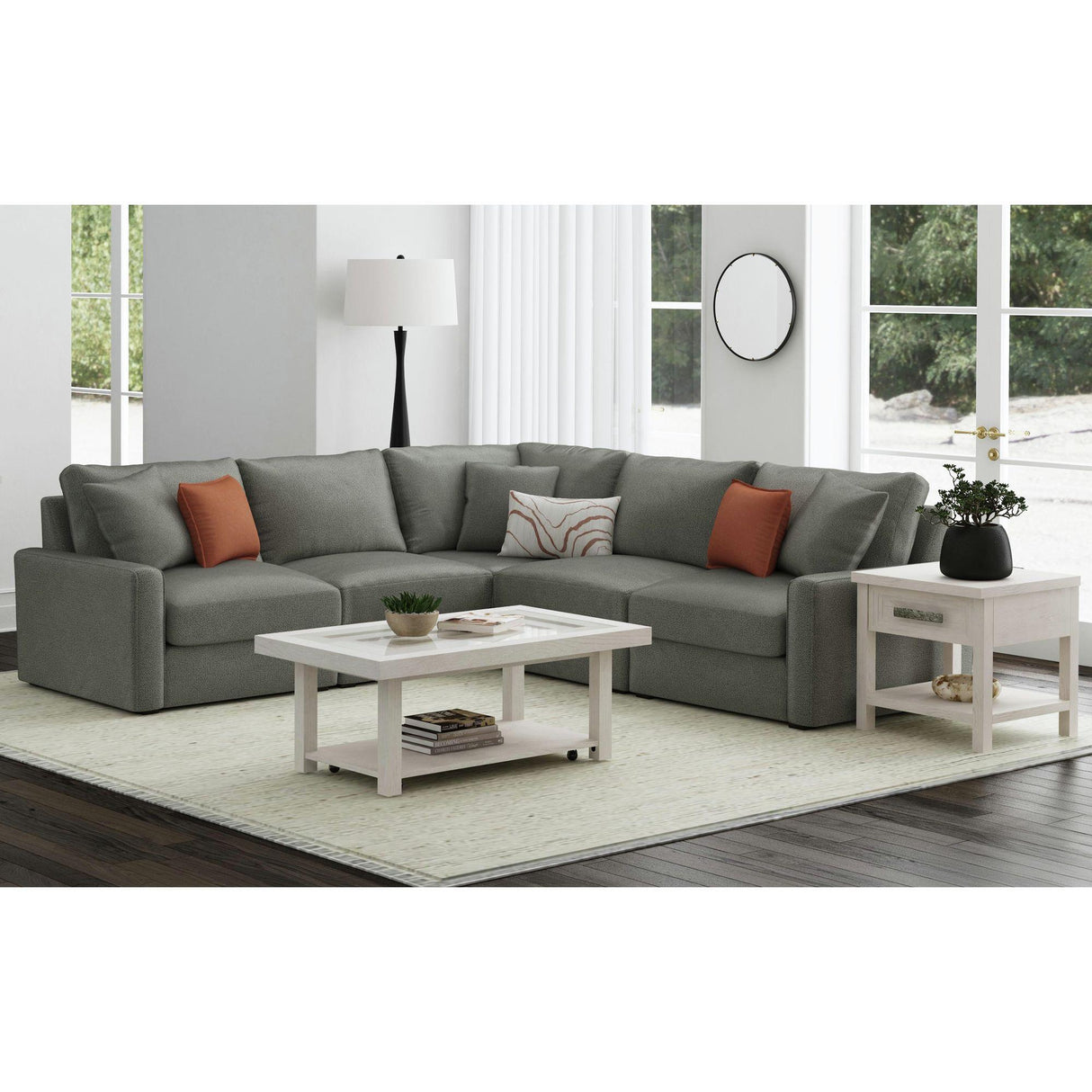 Elements International Avalanche T-11600-7-CT Coffee Table IMAGE 3