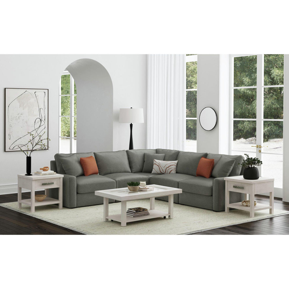 Elements International Avalanche T-11600-7-CT Coffee Table IMAGE 4