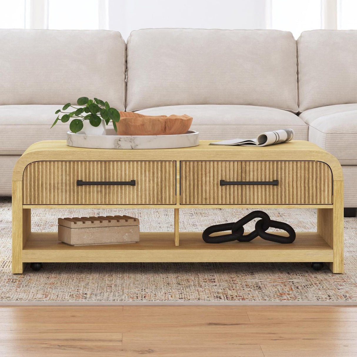 Elements International Ridgemont T-14440-6-CT Coffee Table IMAGE 3