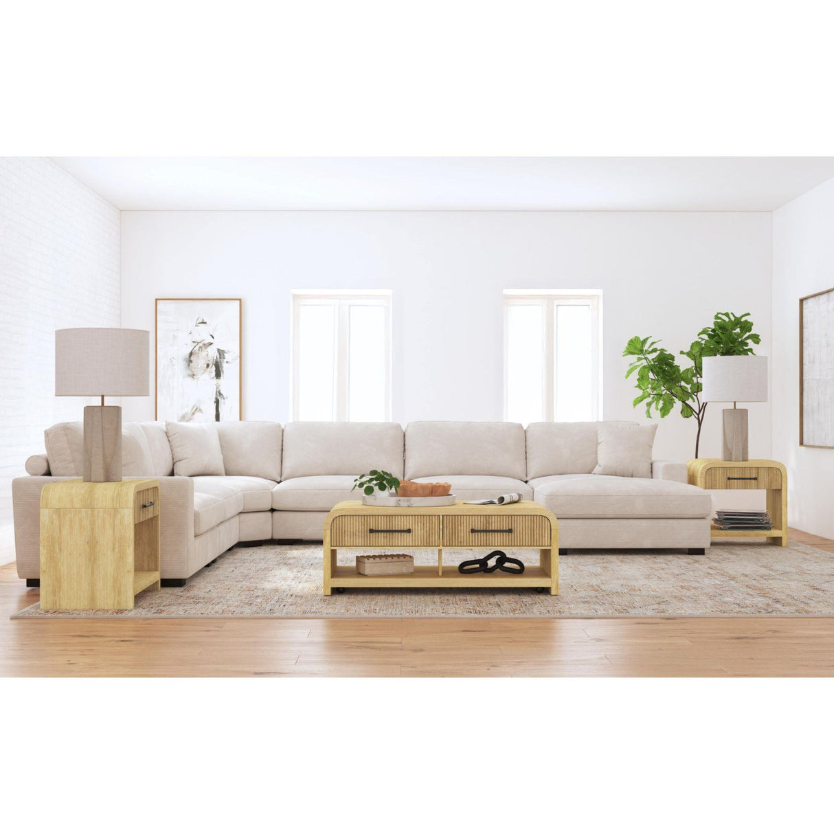 Elements International Ridgemont T-14440-6-CT Coffee Table IMAGE 4