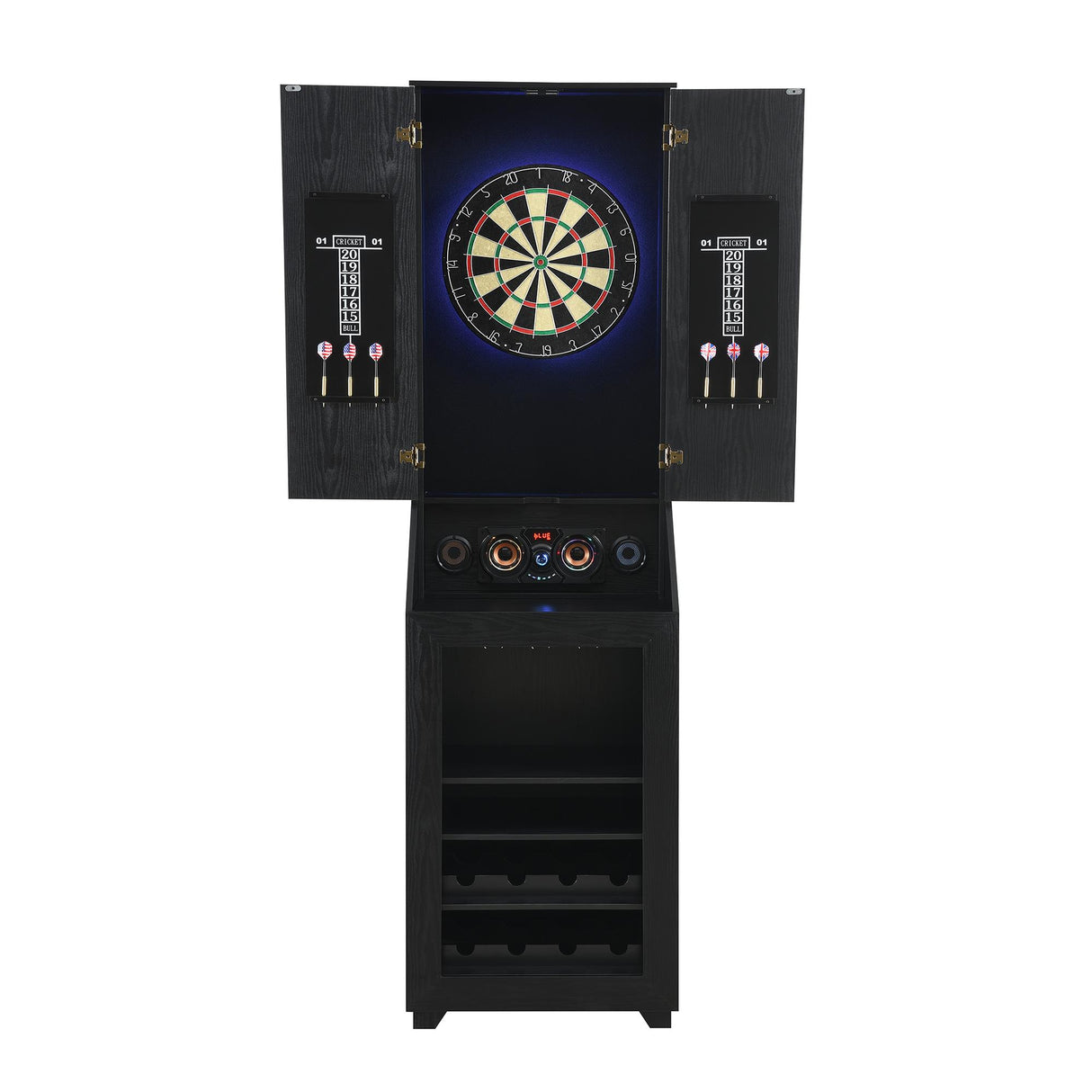 Elements International Hurricanes G-17920-8-DBCE Dartboard Cabinet IMAGE 2