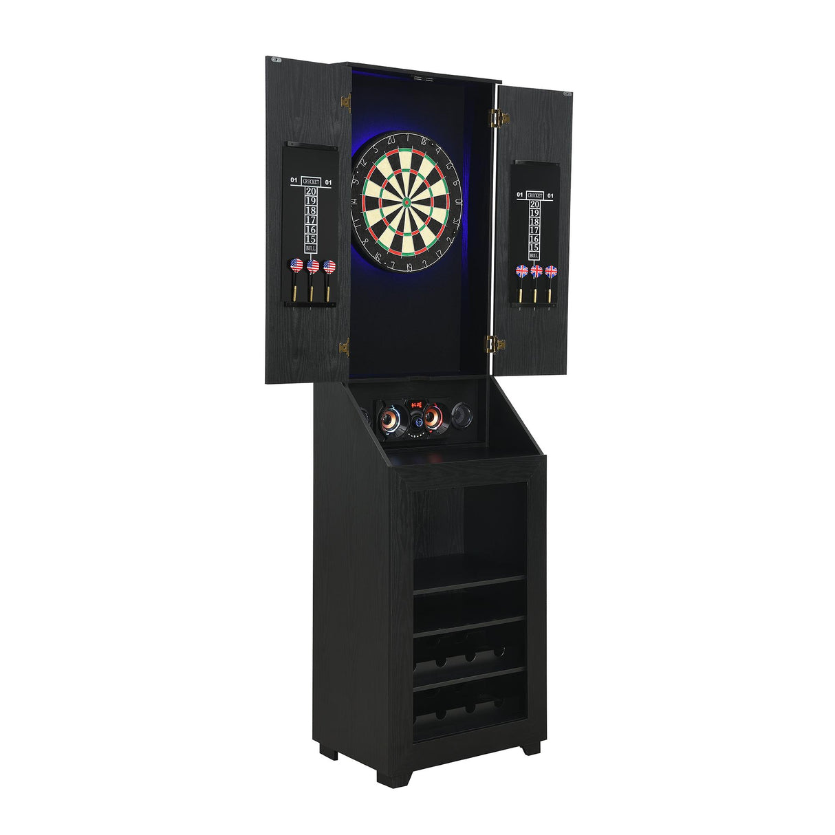 Elements International Hurricanes G-17920-8-DBCE Dartboard Cabinet IMAGE 4