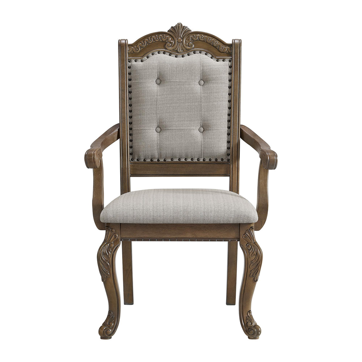 Elements International Madison Park D-10460-5-AC Dining Arm Chair IMAGE 2
