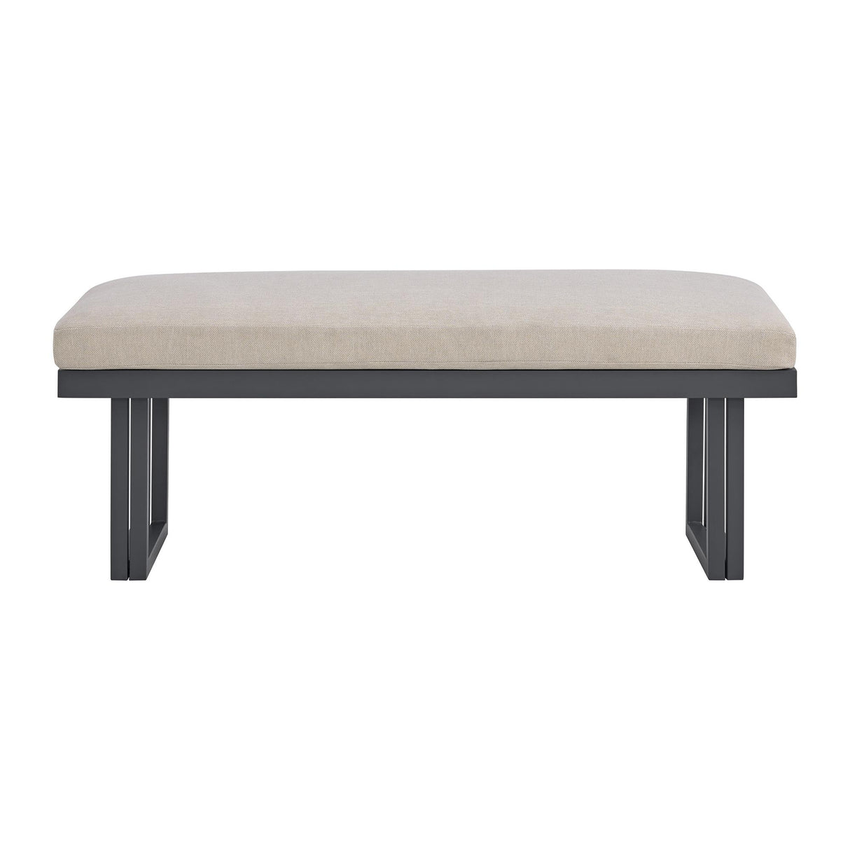 Elements International Playa O-16230-3-BN Dining Bench IMAGE 2