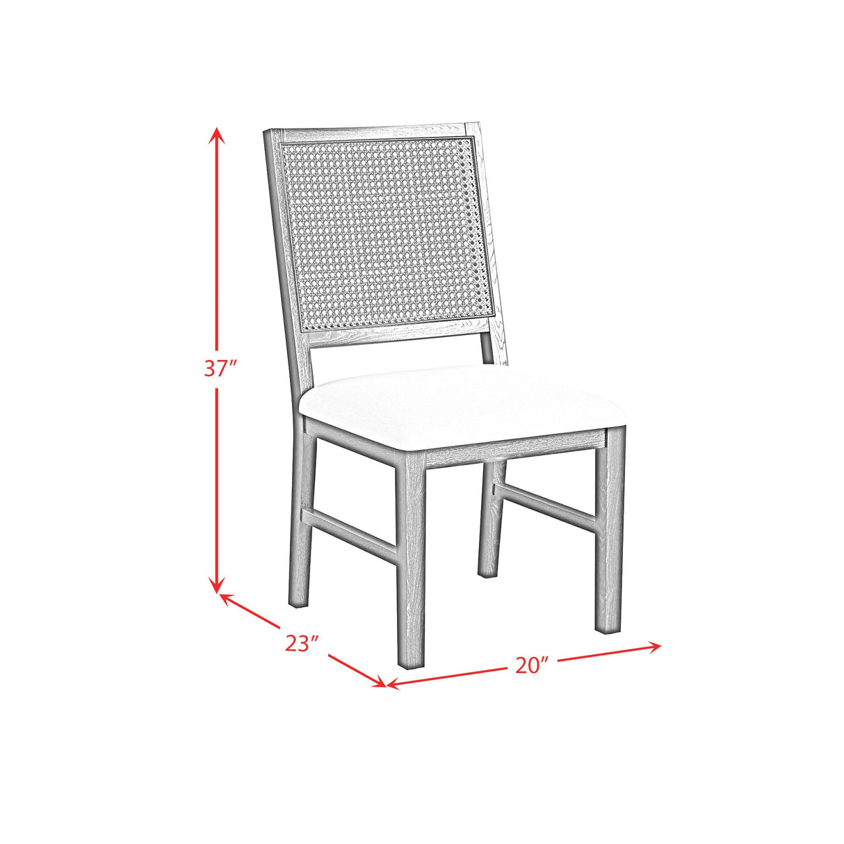 Elements International Bahama Breeze D-16730-8-SC Dining Chair IMAGE 10
