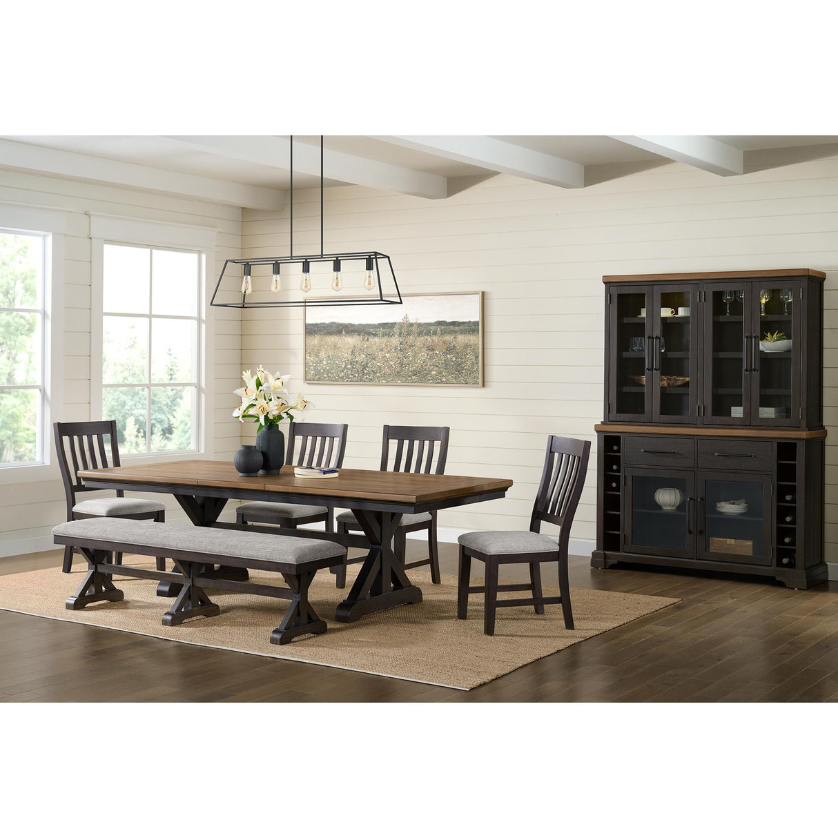 Elements International Montrose D-16670-8-SC Dining Side Chair IMAGE 5