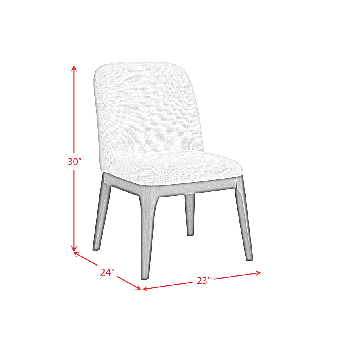 Elements International Sylvie D-16000-6-SC Dining Side Chair IMAGE 10