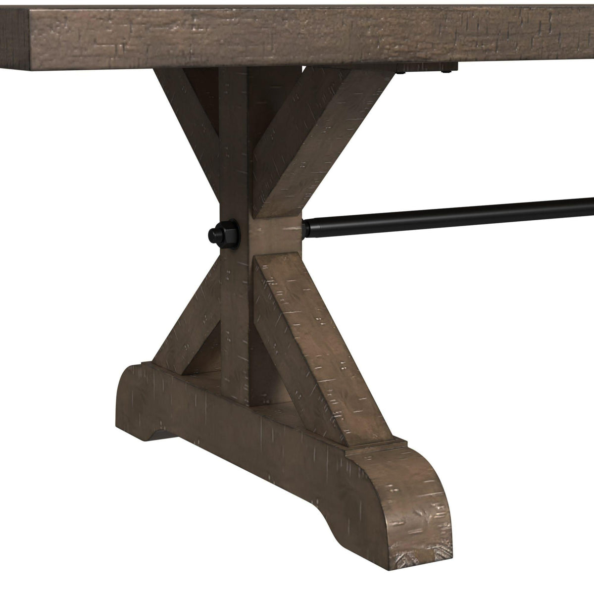 Elements International Yellowstone D-12830-3-DT Dining Table IMAGE 8