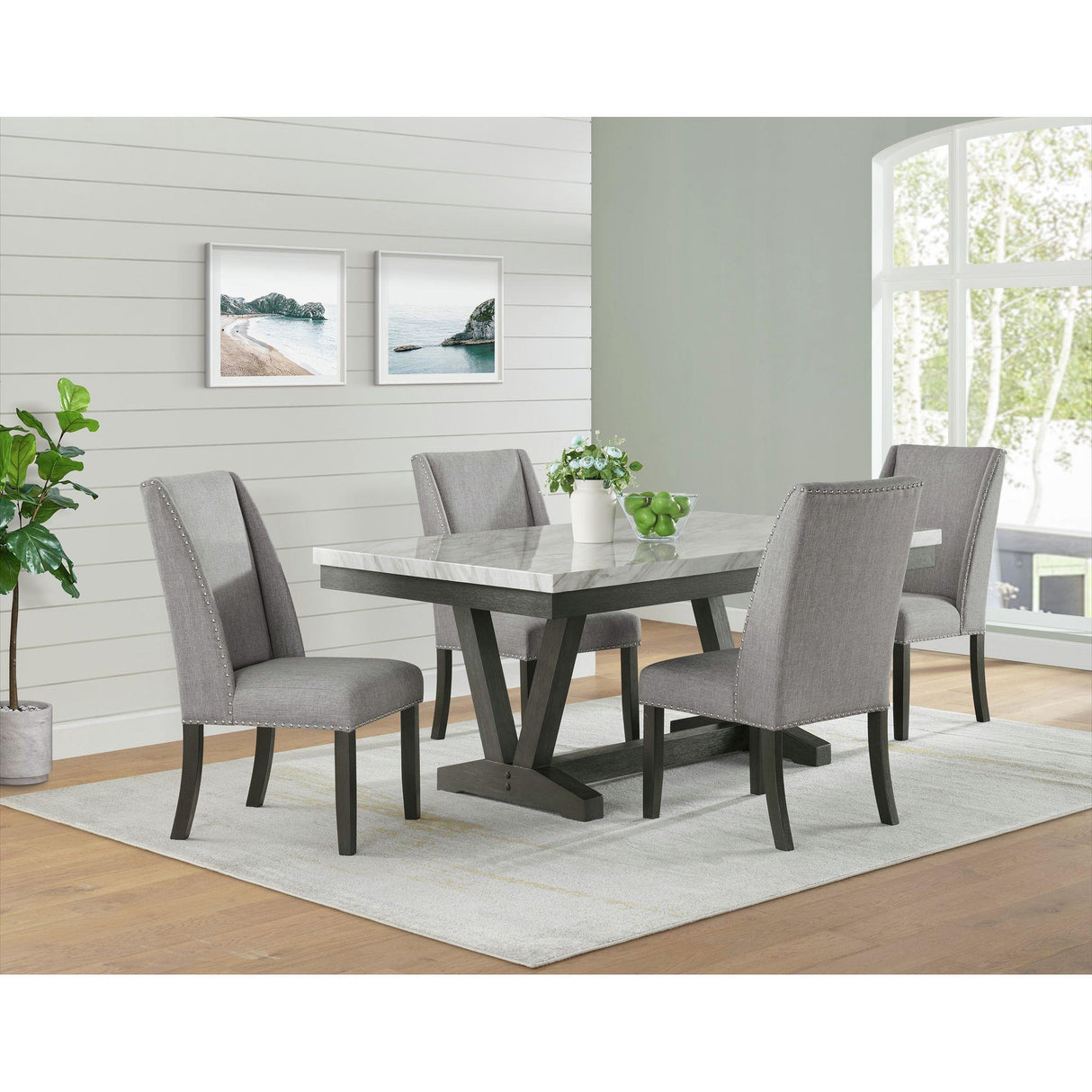 Elements International Everdeen D-4930-7-DT Dining Table IMAGE 4