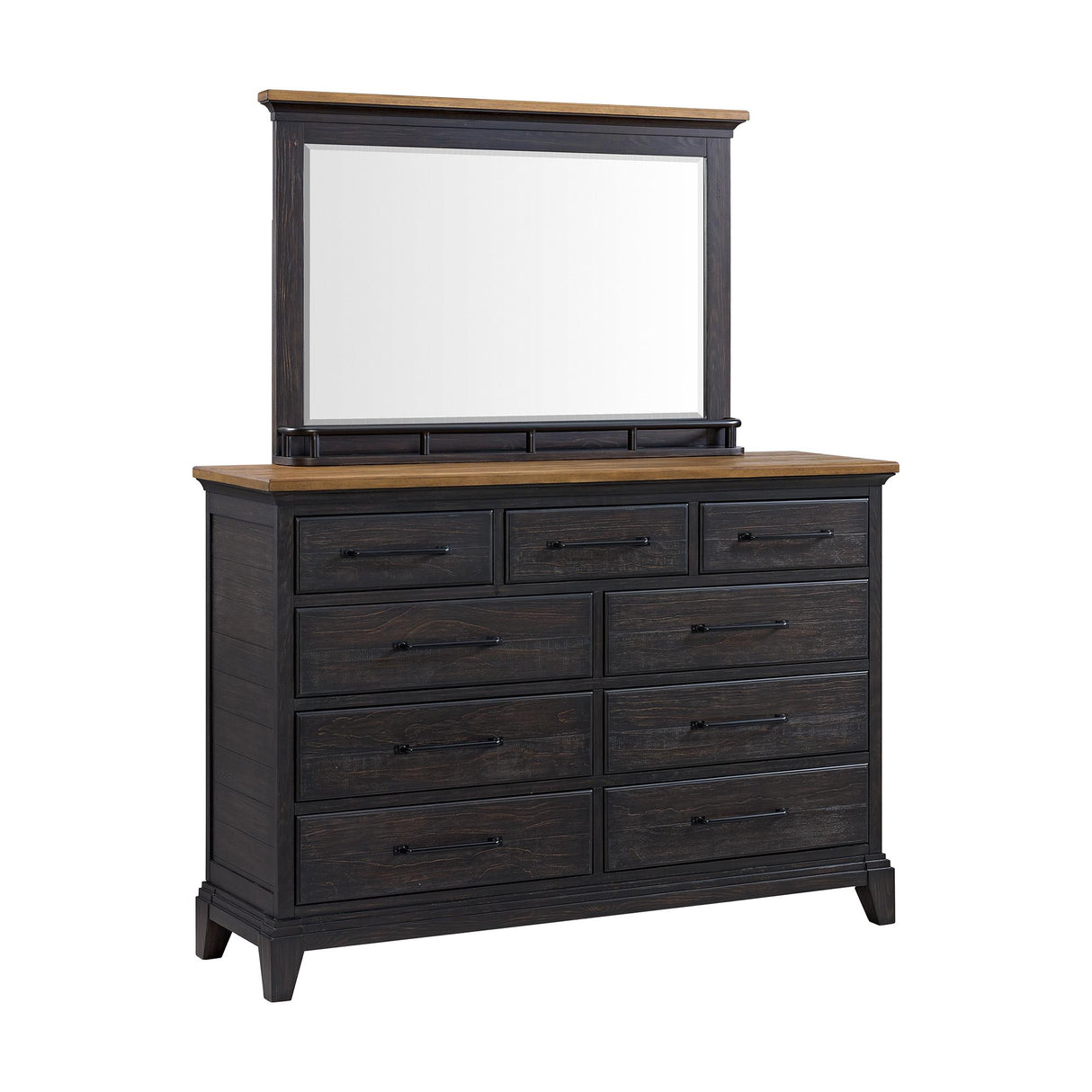 Elements International Montrose B-16670-5-DRMR Dresser And Mirror IMAGE 1