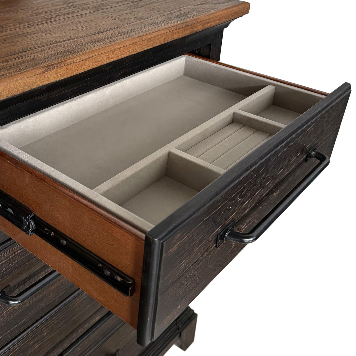 Elements International Montrose B-16670-5-DRMR Dresser And Mirror IMAGE 8