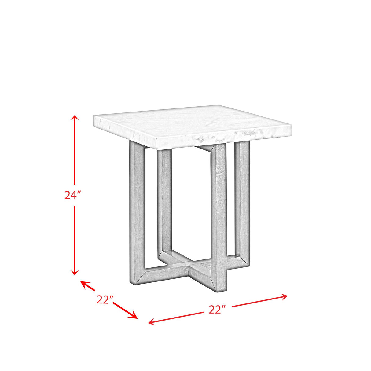Elements International Morris CTMS100ETE End Table IMAGE 10