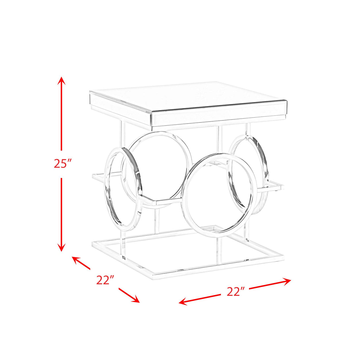 Elements International Pearl CTPL100ET End Table IMAGE 9
