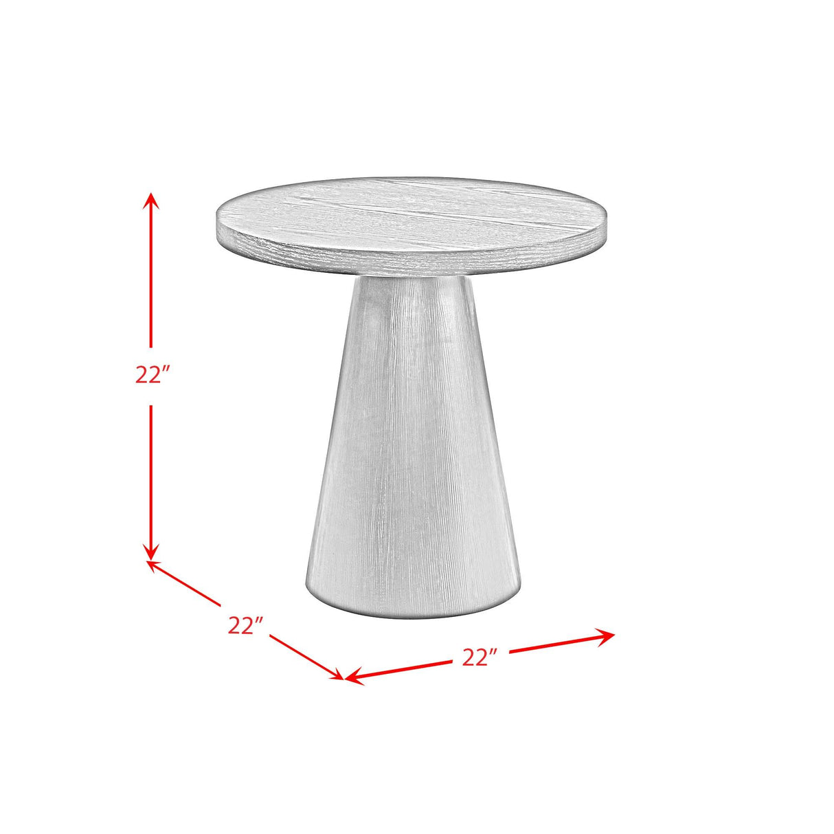 Elements International Portland T-1710-3-ET End Table IMAGE 7