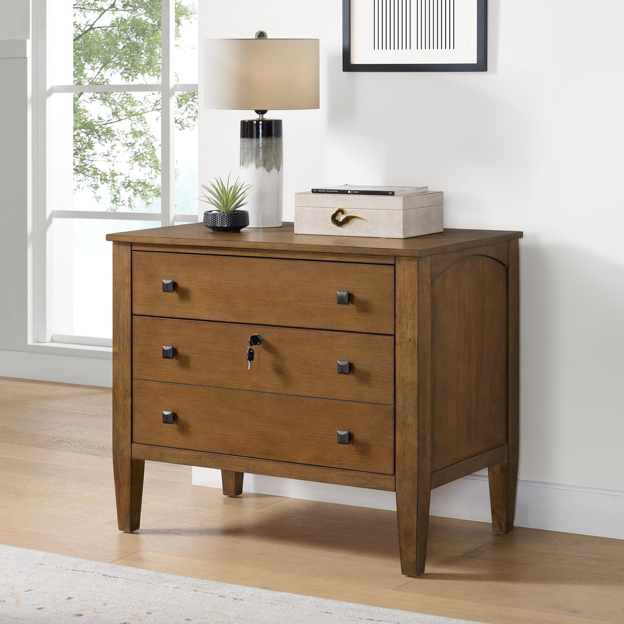 Elements International Portico H-15970-6-FC File Cabinet IMAGE 3