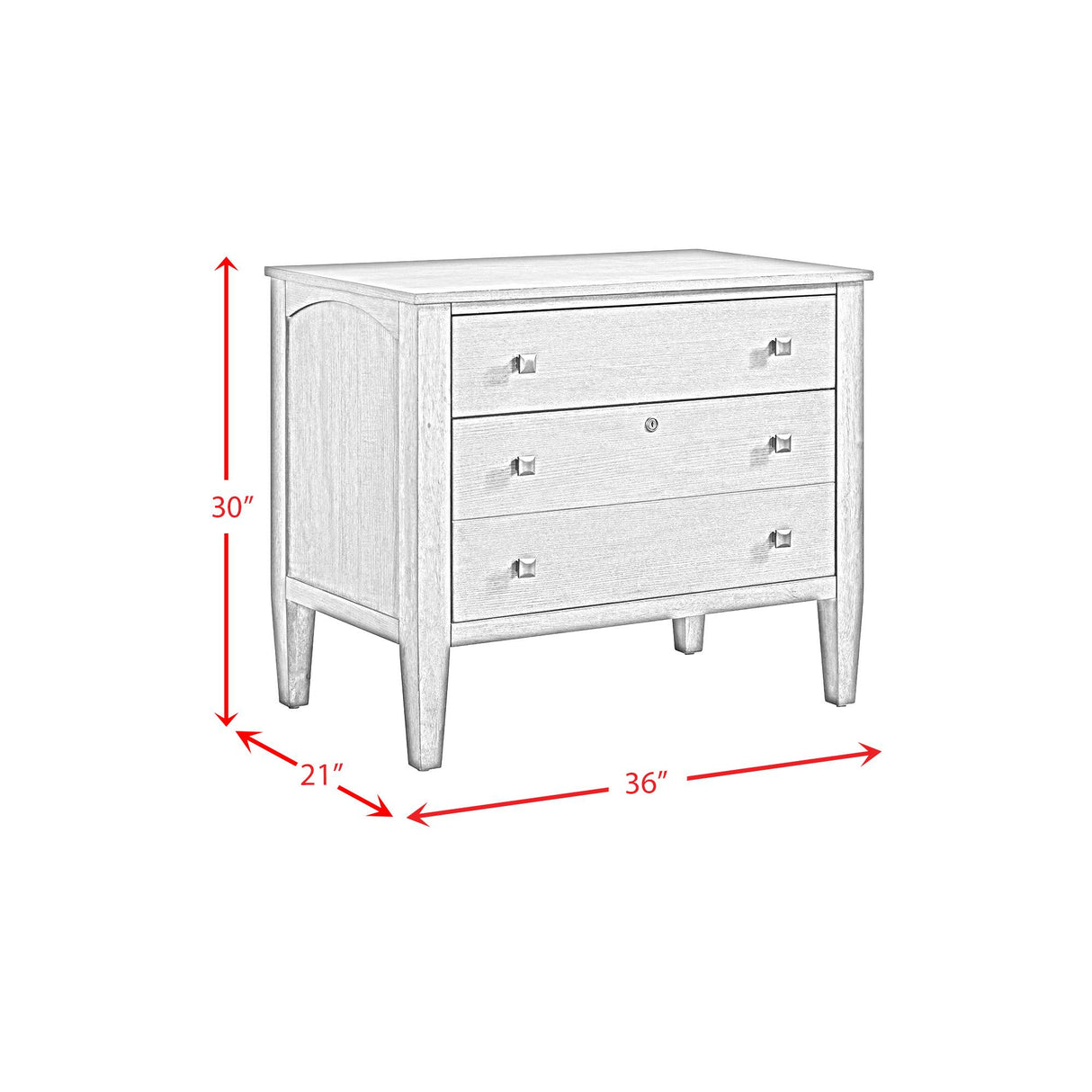 Elements International Portico H-15970-6-FC File Cabinet IMAGE 9
